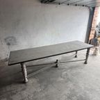 Grey Wood Monastery Table thumbnail 15