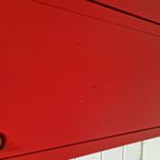 Brandweer Rode Lockerkast Vintage Kledingkast Wandkast thumbnail 17