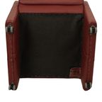 Vintage Koppel Rode Zetels Fauteuils Hoogwaardig Kunstleder thumbnail 13