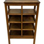 Art Deco Wandkast Vakkenkast Jaren 30 Eiken Open Kast thumbnail 8