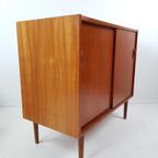 Vintage Deense Kast Teak Fineer Danish Design Badkamermeubel thumbnail 9