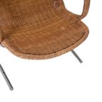 Dirk Van Sliedregt For Gebroeders Jonkers - Rattan / Wicker Lounge Chair With Cushion - thumbnail 10