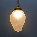 Jaren 70 Hal Lamp Met Bloemen Motief thumbnail 9