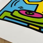 Keith Haring (1958-1990), Untitled Dj 1983, Licensed By Artestar Ny, Printed In U.K. thumbnail 11