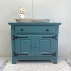 Petrol-groene Commode Restyle Dressoir thumbnail 3