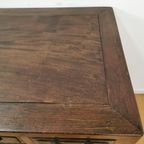 Grote Antieke Vintage Ladekast, Sidetable Muurtafel, Toonbank thumbnail 15