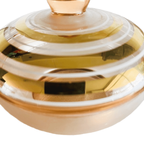 Art Deco Bonbonnière Roze Goud Glas Sieradendoosje 1950’s thumbnail 4