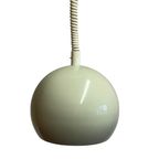 Herda - Enamel - Hanging Pendant On Rollycord - Adjustablein Height And Matching Ceiling Canpoy - thumbnail 5