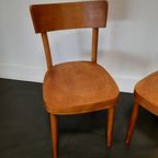 Set Van 2 Erco Mid Century Keukenstoelen thumbnail 3