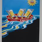 Blikken Reclamebord Amstel Bier Pilsener - 1980 thumbnail 2