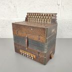 Antieke Houten Accordeon M. Hohner thumbnail 4