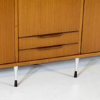 Grote Vintage 5-deurs Teak Kledingkast In Italiaanse Stijl, 1960s thumbnail 3