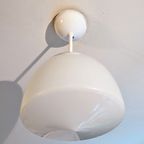 Vintage Opaline Hanglamp Van "Gispen/Giso" Jaren 50S thumbnail 3