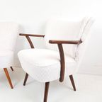 2 Vintage Cocktail Fauteuiltjes | Stoelen Nieuw Gestoffeerd thumbnail 4
