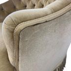 Vintage Fauteuil / Eenzit / Clubzetel Met Franjes thumbnail 4