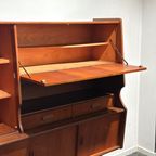 Vintage Retro Teak Midcentury Highboard Wandkast thumbnail 5