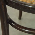 Zeer Charmante, Elegante, Vintage Bentwood Thonet Design Bistro Stoel Met Comfortabele Armleggers thumbnail 13