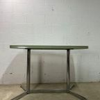 Vintage Formica Tafel Met Muntgroen Blad thumbnail 8