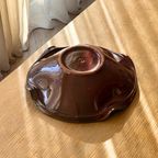 Vintage Signed Xl Ceramic Fruit Bowl thumbnail 10
