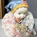 Goodwill. Porseleinen Poppen "Harlekijn". thumbnail 2