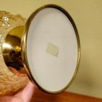 Vintage Tafellamp Bollampje Bedlampje Lamp Messing Glas thumbnail 6