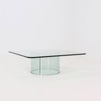 Italian Modern Glass Coffee Table By Gallotti & Radice 1970S thumbnail 4