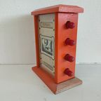 Eeuwigdurende Houten Tafel Kalender Oranje thumbnail 5