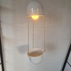 Vintage Woja Design Lamp Met Bloempot. thumbnail 4