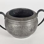 Cameo Pewter - Hand Beaten - Tin - Gehamerd - Engeland - 1930'S thumbnail 2