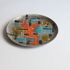 Abstract Geometric Plate By Gehel Paris, 1960S thumbnail 3