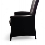 2 X Armchair By Wittmann /design Paolo Piva / Model Alta Highback / Black Leather thumbnail 4