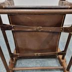 Antieke / Vintage Safari Chair Stoel Fauteuil Brutalist thumbnail 19