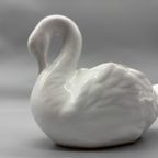 Bloempot Elegante Zwaan Wit Keramiek thumbnail 5