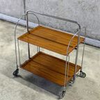 Opvouwbare Serveerwagen Trolley Bremshey & Co 1970s thumbnail 2