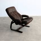 Vintage Armchair | Fauteuil | Verstelbaar | Jaren 60 | Deens thumbnail 6