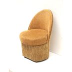 Gele Vintage Fauteuil Met Opbergruimte Gemaakt In De Jaren '70 thumbnail 7