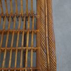 Set Van 3 Luxe Franse Rotan Vintage Design Fauteuils Uit De Jaren ’50 thumbnail 4