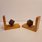 2 Vintage Boekensteunen Jaren 50 / 60 Boekensteun thumbnail 4