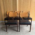 Set/5 Vintage Top Form Stoelen, 1960, Skai Webbing thumbnail 15