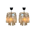 Set Van 2 Capiz Schelpen Schelp Hanglamp Hanglampen Opaline thumbnail 2
