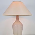 Xl Vintage Fles Tafellamp Vloerlamp Frosted Glas Italië '70 thumbnail 5