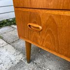 Vintage 4-ladenkast Mid Century thumbnail 11