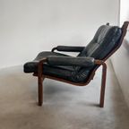 Vintage Lederen Lounge Stoel / Fauteuil / Eenzit thumbnail 2