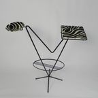 Fifties Bijzettafeltje Met Krantenrek En Cogebi Ornamin Onderdelen thumbnail 16