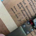 Vintage Midcentury Spiegel, Strak Met Messing Zwart Uniek thumbnail 2