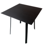 Tafel Woody - Black Noir - L70 X W70 X H4 - Jacques - Set/4 Poten thumbnail 3
