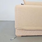 Japandi Dolcefarniente Leda Rotan Linnen Bank By Dfn Italia thumbnail 18