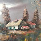 Antiek, Klassiek, Landelijk, Brocante Schilderij Op Canvas. thumbnail 10