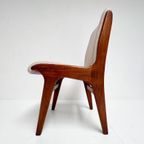 Set Van 4 Opnieuw Gestoffeerde Mahjongg Stoelen, 1950'S thumbnail 8