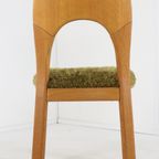 Set 4 Eiken Deense Eetkamerstoelen Vintage Reupholstered thumbnail 6